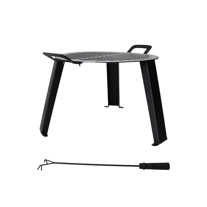 烧烤炉烧烤架 户外露营bbq篝火三脚架烧烤炉户外烤肉架子